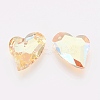 K9 Glass Rhinestone Pendants GLAA-F083-01B-04-2