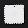 Opaque Acrylic Pendants SACR-P014-12A-4
