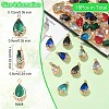 18Pcs 3 Colors Transparent Glass Pendants GLAA-YW0004-52A-3