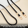 Universal Cell Phone Lanyard Crossbody Adjustable PU Leather Phone Lanyard AJEW-WH0470-47C-4