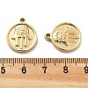 PVD Vacuum Plating 304 Stainless Steel Pendants STAS-R130-30G-3