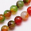 Natural Peacock Agate Beads Strands X-G-G444-10mm-02-1