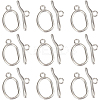 10Sets 304 Stainless Steel Toggle Clasps STAS-SC0008-84-1