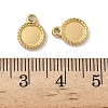 304 Stainless Steel Pendant Cabochon Settings STAS-D127-02G-3