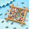 50Pcs Brass Enamel Connector Charms KK-CJ0001-81-5
