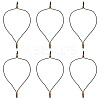 Adjustable Waxed Polyester Cord Necklace Making NJEW-TAC0030-3