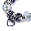 Tibetan Style Alloy European Bracelets BJEW-M320-01AS-2