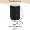 Olycraft Round Waxed Polyester Thread String YC-OC0001-07A-01-2