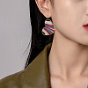 DIY Beads Geometry Drop Earring Making DIY-SZ0007-02-7