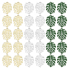 60Pcs 3 Colors Baking Paint Alloy Pendants ENAM-DC0001-79-1