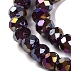 Baking Electroplate Glass Beads Strands DGLA-A039-J6MM-B22-3