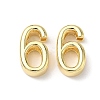 Brass Slide Charms KK-L253-15G-06-1