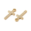 PVD Vacuum Plating 201 Stainless Steel with Rhinestone Pendants STAS-J401-VC1003-4