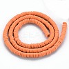 Handmade Polymer Clay Bead Strands CLAY-T002-4mm-62-2