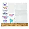 DIY Butterfly 201 Stainless Steel Etched Metal Embellishments Dangle Earring Jewelry Making Kits DIY-FS0007-47-5