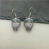 Bohemian Vintage Owl Ear Dangle Earrings ZR0416-1