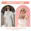 2Pcs 2 Colors Moon & Sun Alloy Link Chain Belts AJEW-GO0001-78A-2