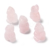 Natural Rose Quartz Carved Healing Figurines G-B062-04E-1