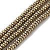 Electroplated Synthetic Non-magnetic Hematite Beads Strands G-I364-I01-01B-1