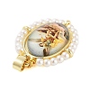 Rack Plating Brass Enamel Pendants KK-C056-07G-05-2