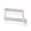 Tarnish Resistant 304 Stainless Steel Open Back Bezel Pendants LS-STAS-K208-08P-2