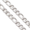 304 Stainless Steel Chain Bracelet Making AJEW-JB01539-4