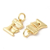 Eco-Friendly Rack Plating Brass Charms KK-R143-09G-2