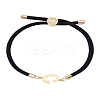 1Pc Adjustable Nylon Cord Slider Bracelets for Women BJEW-LP0001-32C-01-1