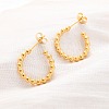 PVD Vacuum Plating 304 Stainless Steel Half Hoop Earrings EJEW-H100-11C-G-3