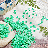 10 Strands Flat Round Handmade Polymer Clay Beads CLAY-PH0001-44G-4