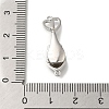 Brass Micro Pave Clear Cubic Zirconia Fold Over Clasps KK-H480-50P-01-3