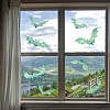 2PCS 2 Styles PVC Stickers Colorful Window Stickers 3D Laser Bat Static Glass Window Stickers JX825A-3