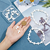 2 Strands Cross Natural Freshwater Shell Beads Strands SSHEL-DC0001-02-2