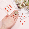 20Pcs Brass Stud Earring Findings KK-BC0008-36-3