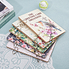Wooden 2-Ring Loose Leaf Binder Postcard Phote Album Cover DIY-WH0547-039-6