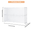 2-Tier Transparent Acrylic Minifigures Display Case ODIS-WH0061-50B-2
