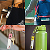 PU Leather & Cotton Name Marker Keychain AJEW-WH0514-007-6
