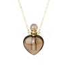 Natural Smoky Quartz Perfume Bottle Pendant Necklace PW-WG2A891-02-1