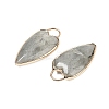 Natural Labradorite Pendants G-G193-02G-05-2