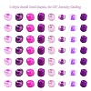8 Style 6/0 Glass Round Seed Beads SEED-YW0001-39C-2