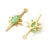 Brass Micro Pave Cubic Zirconia Pendants LS-KK-M277-08G-05-2
