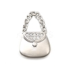 Brass Micro Pave Cubic Zirconia Pendants KK-C096-12P-1