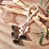 Iron Bell & Tibetan Style Alloy Pendant Decorations HJEW-JM003371-01-1