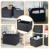 Foldable Felt Basket Storage Box AJEW-WH0347-17B-6