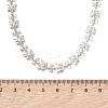 Brass Butterfly Link Chain Necklaces for Women NJEW-JN05957-4