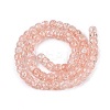 Crackle Transparent Glass Beads Strands GLAA-N069-03A-06-2