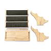 3-Tier Microfiber Cloth Bar Bracelet Holder Stand BDIS-I002-01B-4