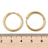 304 Stainless Steel Huggie Hoop Earrings EJEW-G272-02-16mm-G-4
