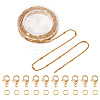 DIY 304 Stainless Steel Figaro Chain Necklaces Bracelet Making Kit DIY-TA0009-98-2