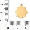 304 Stainless Steel Pendants STAS-F315-08G-03-3